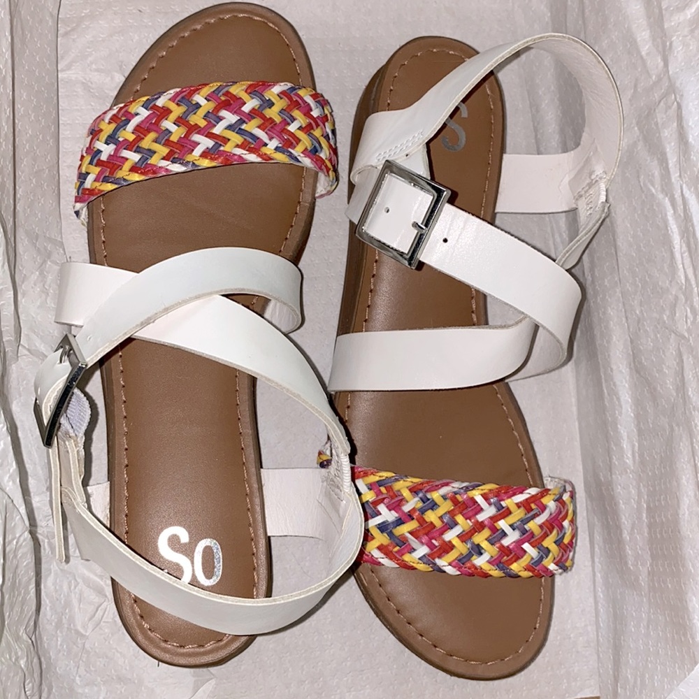 SO Braided Sandals, sz 7.5